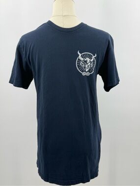 Men's Navy Short-Sleeve brewing T-Shirt - stone brewing